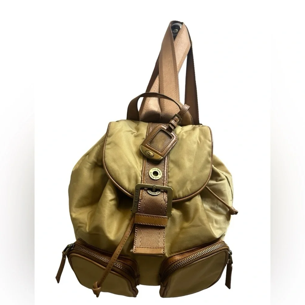 The Bridge Story Backpack Bag Brown Nylon